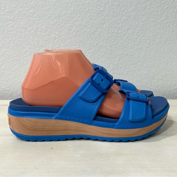 Dansko Blue Kandi Slide Sandals - Picture 4 of 9